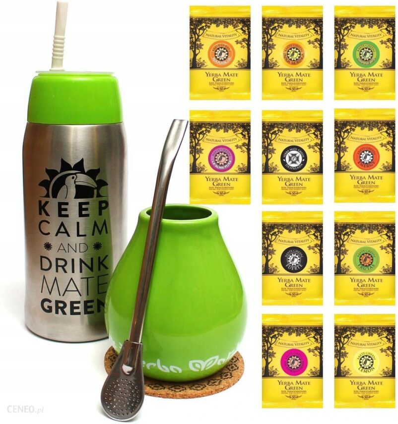 Mate Green Zestaw Yerba 500g (10x50g) Yerbomos 4.0