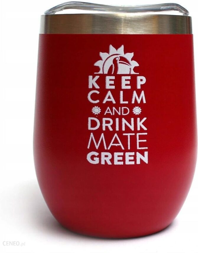 Matero termiczne Inox Moderna Rojo 350 ml 0,35 l