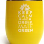 Matero termiczne Moderna żółte 350 ml Yerba Mate