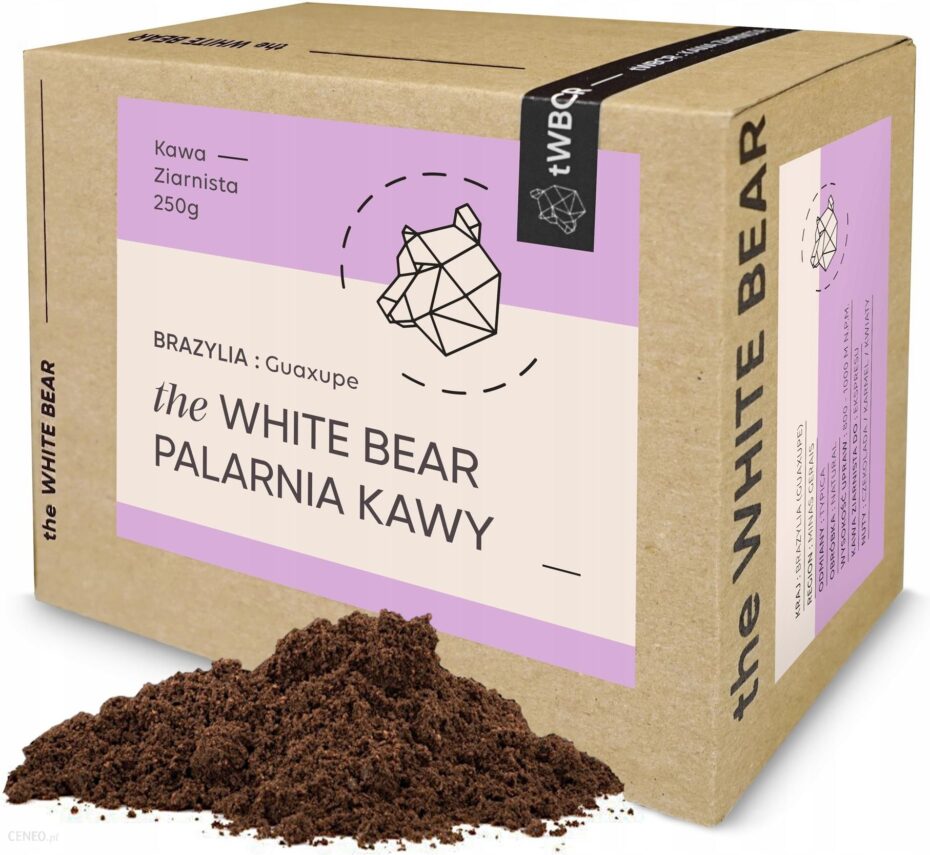 Mielona Brazylijska Kawa Z Palarni White Bear 250g