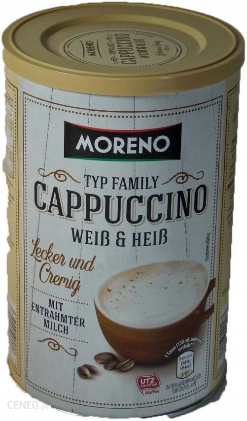 Moreno Kawa Cappuccino z białą czekoladą 500g