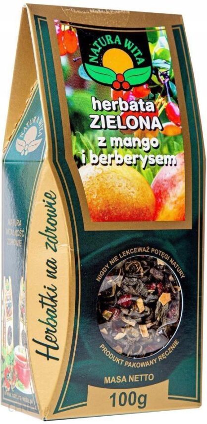Natura Wita Herbata zielona z mango i berberysem 100g