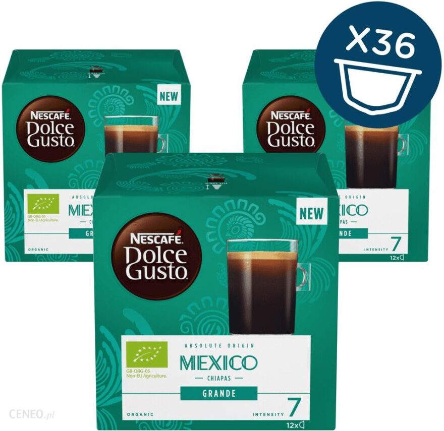 Nescafé Kapsułki Do Nescafe Dolce Gusto Mexico 3×12 Kapsułek
