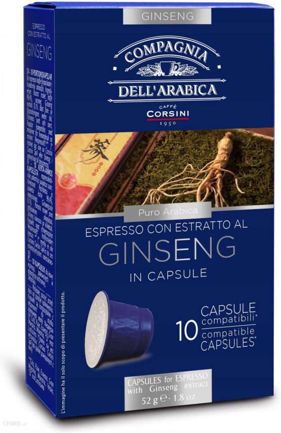 Nespresso Kapsułki Corsini 100% Arabica Ginseng 10
