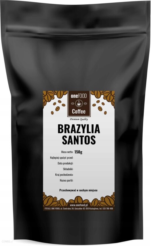 One Food Kawa Brazylia Santos 100% Arabica kawa mielona 150g