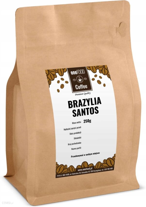 One Food Kawa Brazylia Santos 17/18 kawa ziarnista 250g
