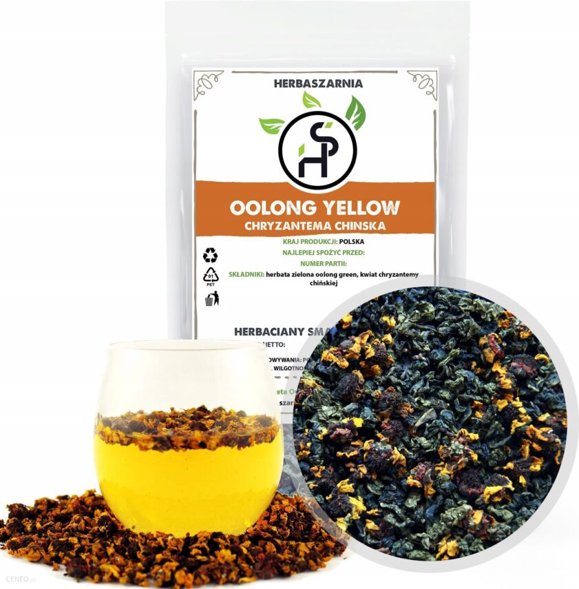 Oolong Yellow z kwiatem Chryzantemy Śnieżnej 100g