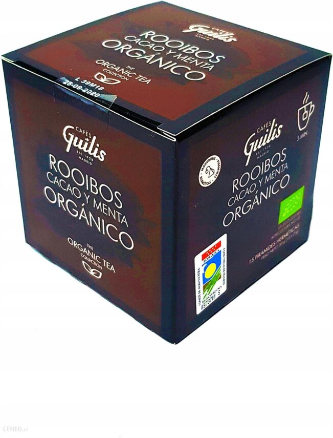 Organic Herbata Rooibos Cacao i Miętą Cafes Guilis