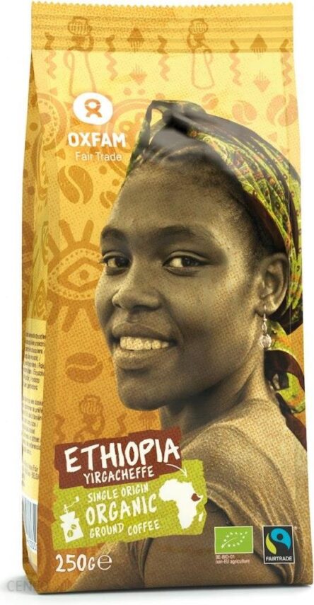 Oxfam Fair Trade Kawa Mielona Arabica 100% Yirgacheffe Etiopia Bio 250 G