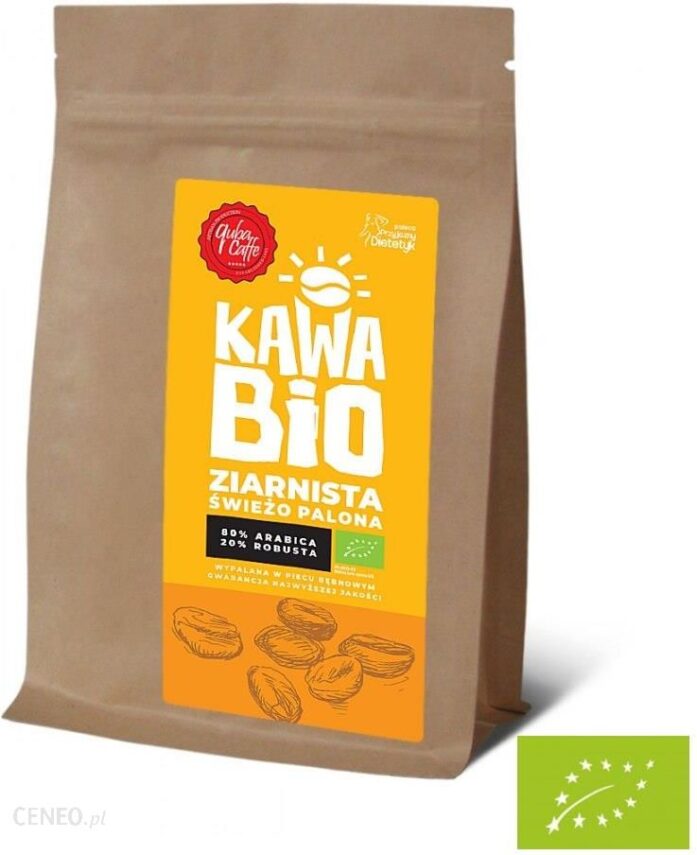 Quba Caffe – KAWA ZIARNISTA ARABICA/ROBUSTA MIESZANKA 80/20 BIO 250g