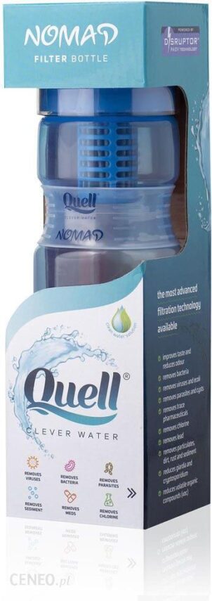 Quell NOMAD Bidon z Filtrem niebieski (QU100)