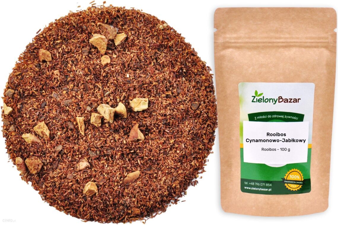 Rooibos Cynamonowo-jabłkowy 100g Okazja