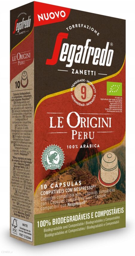Segafredo Le Origini Peru 10szt