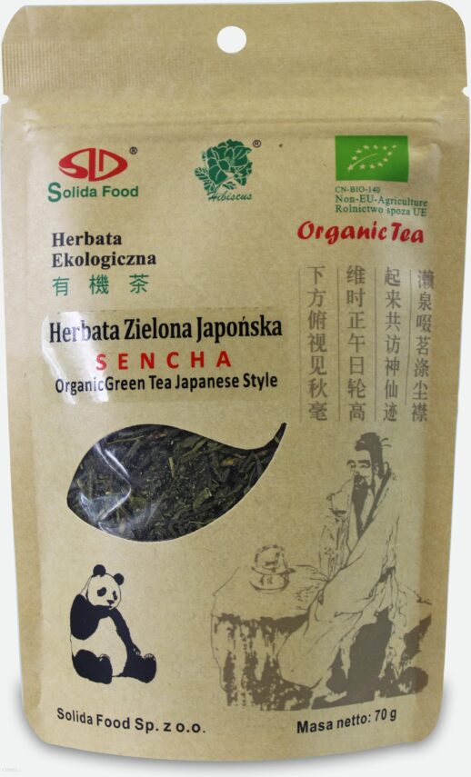 Solida Food Herbata Zielona Japońska Sencha Bio 70g