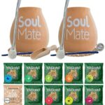 Soul Mate Zestaw Yerba Mate 10x50g Tykwa Soul Mate Bombilla