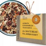 The White Bear Herbata Owocowa - Pomarańcza Truskawka - 100g