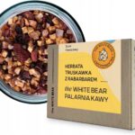 The White Bear Herbata Owocowa - Truskawka z Rabarbarem - 100g
