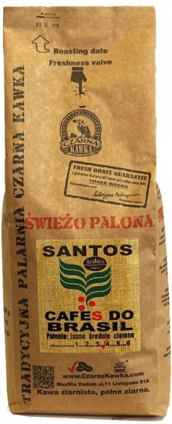 Tommy Cafe Brazylia świeżo palona Cafes do Brasil Santos 1kg