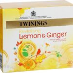 TWININGS 80x1,5g Revitalising Lemon & Ginger Herbata ekspresowa Cytryna & Imbir