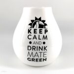 Tykwa ceramiczna Luka Yerba Mate Green ~350 ml