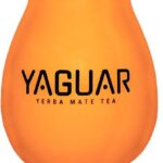 Tykwa Ceramiczna pomarańczowa z logo Yaguar - 350 ml