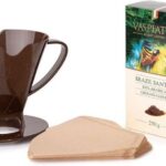 Vaspiatta Zestaw do zaparzania kawy mielonej Brazil Santos 250g