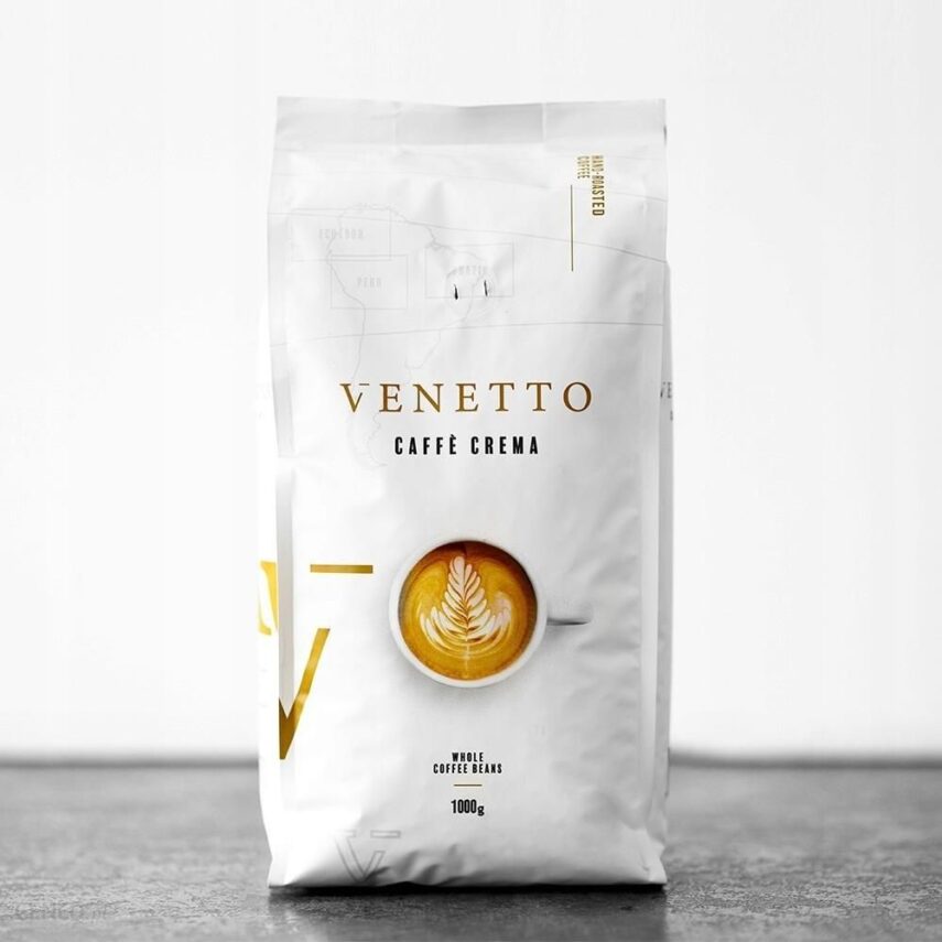 Venetto Caffe Crema Kawa Świeżo Palona 1kg