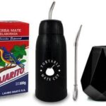 Vitafarm Zestaw Yerbomos czarny logo+Matero+Bombilla+Pajarito 500g