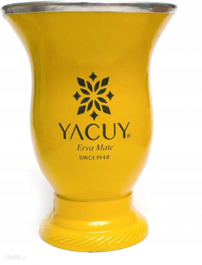 Yacuy Yerba Mate Porongo Matero Yellow Chimarrao