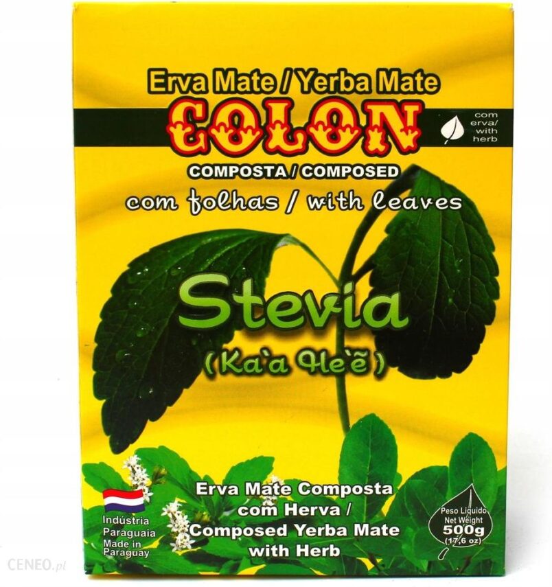 Yerba Mate Colon con Hojas de Stevia 500g 0,5kg