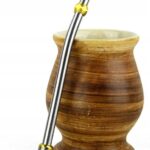 Zestaw do Yerba Mate: Matero ''drewno'' + Bombilla