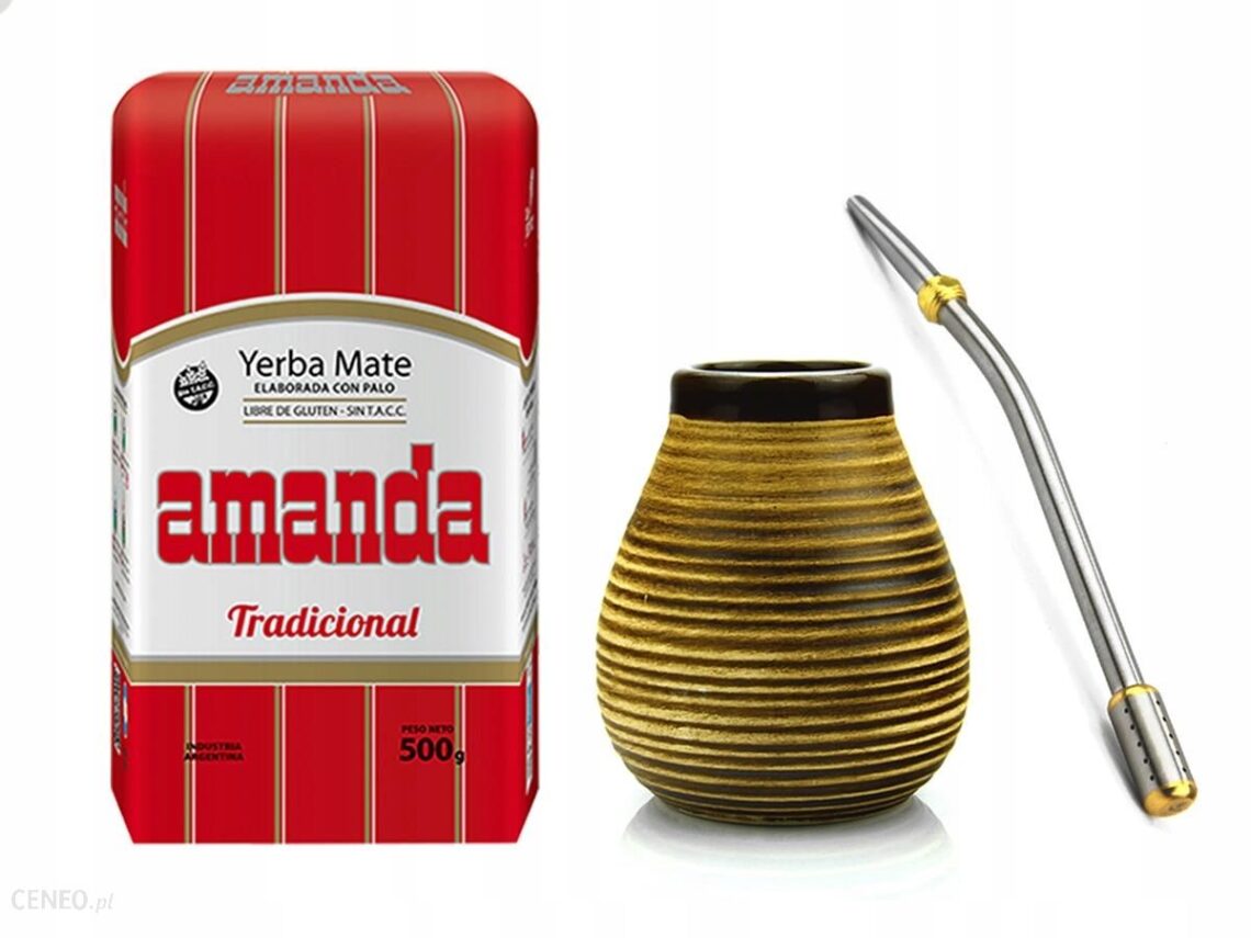 Zestaw Yerba Mate: Amanda Klasyczna Z Akcesoriami