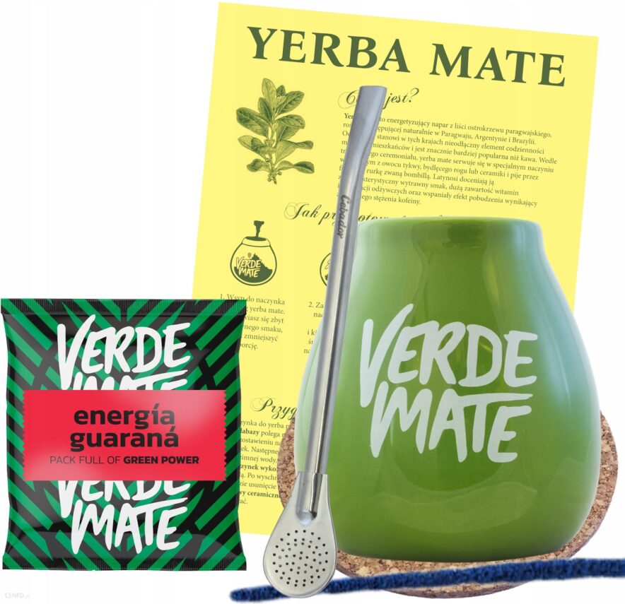 Zestaw Yerba Mate Matero Tykwa Bombilla 19cm +50g