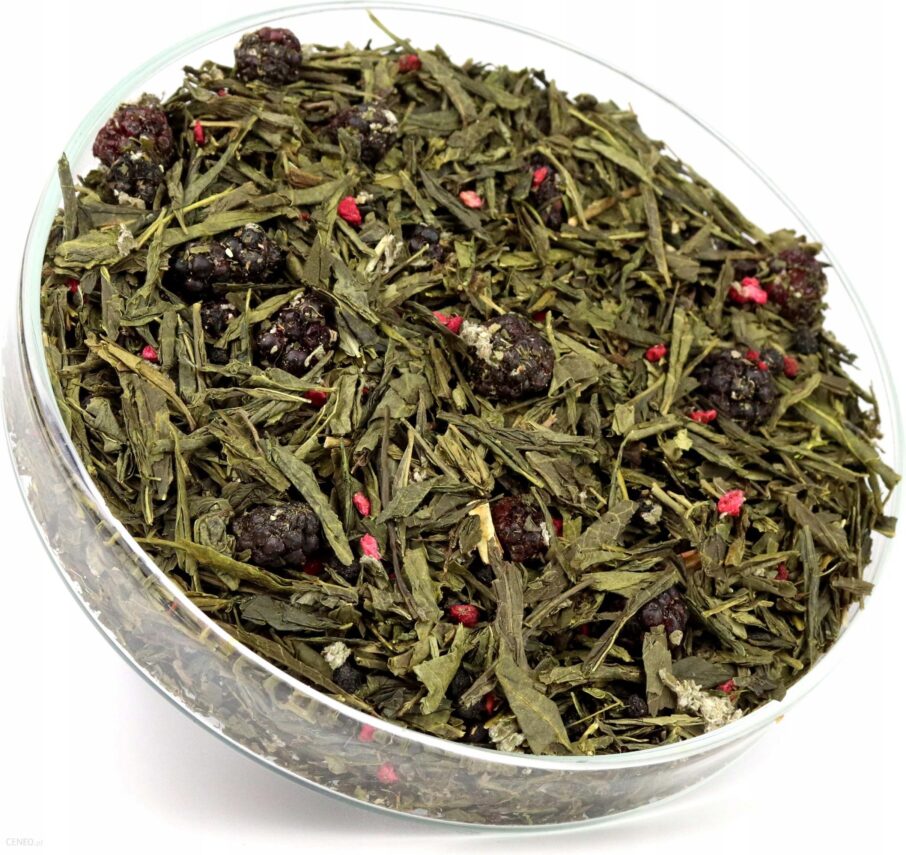 Zielona herbata Sencha Starlight jeżyna malina 50g