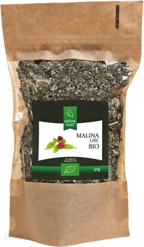 Zielony Nurt Liść Maliny Bio 30G