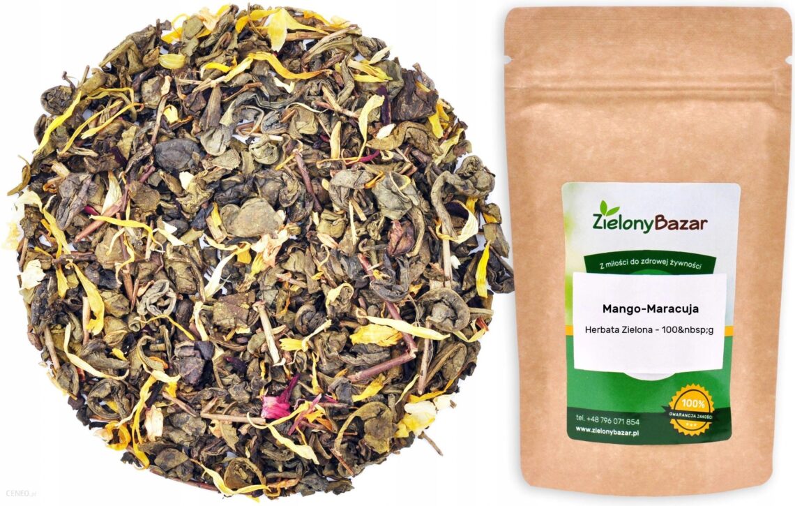 ZielonyBazar – Mango-maracuja Zielona Herbata 100g