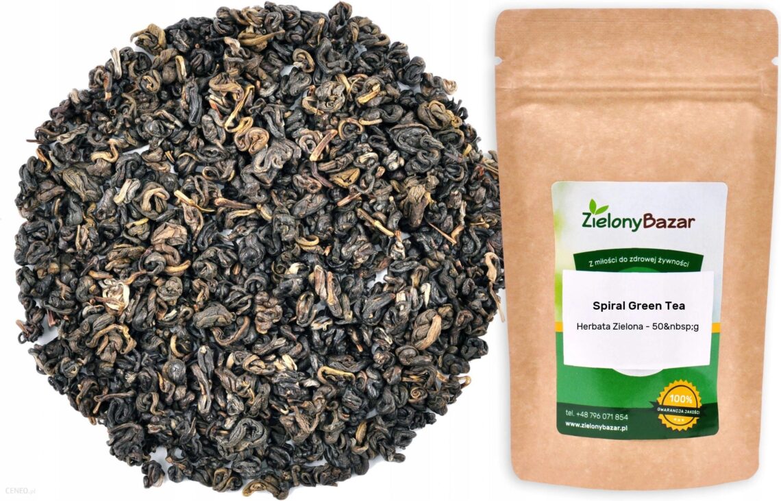 ZielonyBazar – Spiral Green Tea Zielona Herbata 50g
